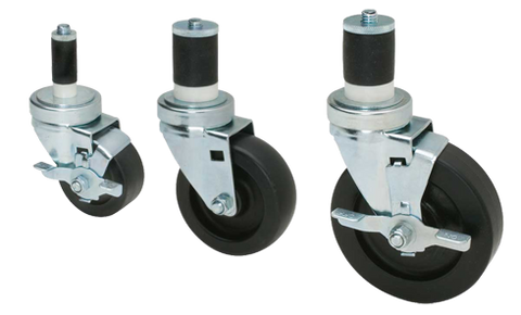 DURAGLIDE EXPANDABLE STEM SWIVEL CASTERS